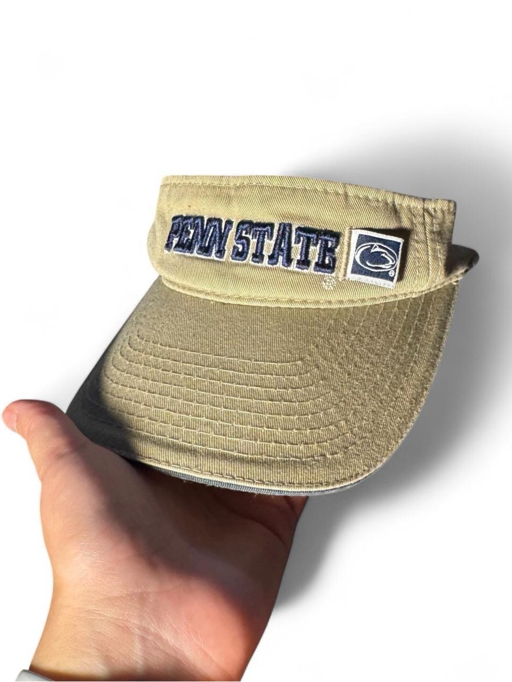 Penn state nittany lions PSU tailgate football tan khakis visor🪐